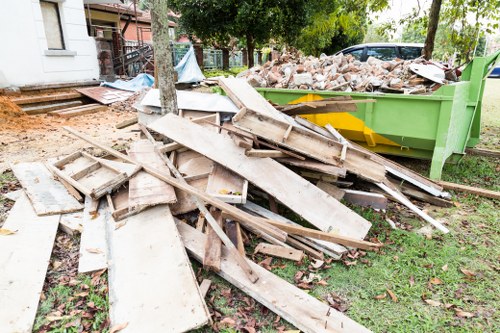 Clearing and removing clutter from loft space